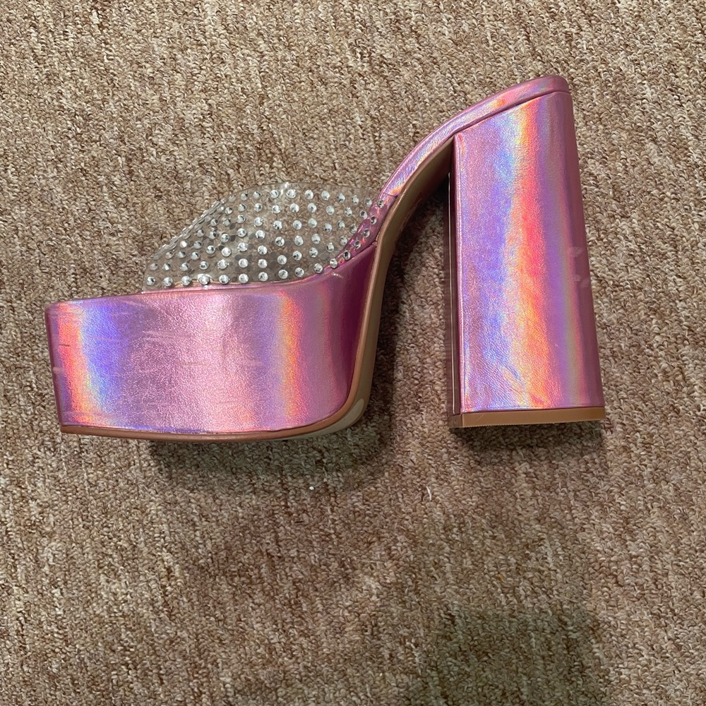 Steve Madden Ruby Iridescent Platform Heel - 9 - image 6